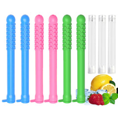 Set of six chewable breath sticks with 18 replacement cores