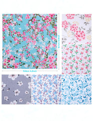 Close-up of elegant flower design microfiber cleaning cloths for eyeglasses - design 2