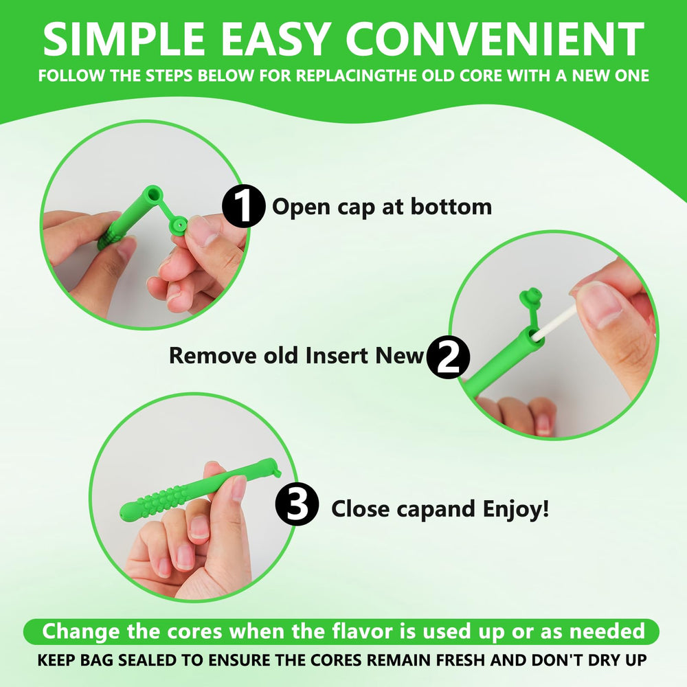 Mint flavor replacement cores