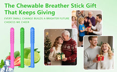 Chewable sticks shown for on-the-go use