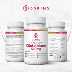 Glutathione liposomal capsules and hyaluronic acid capsules