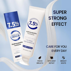 Daily oral care for the whole family with hydroxyapatite toothpaste