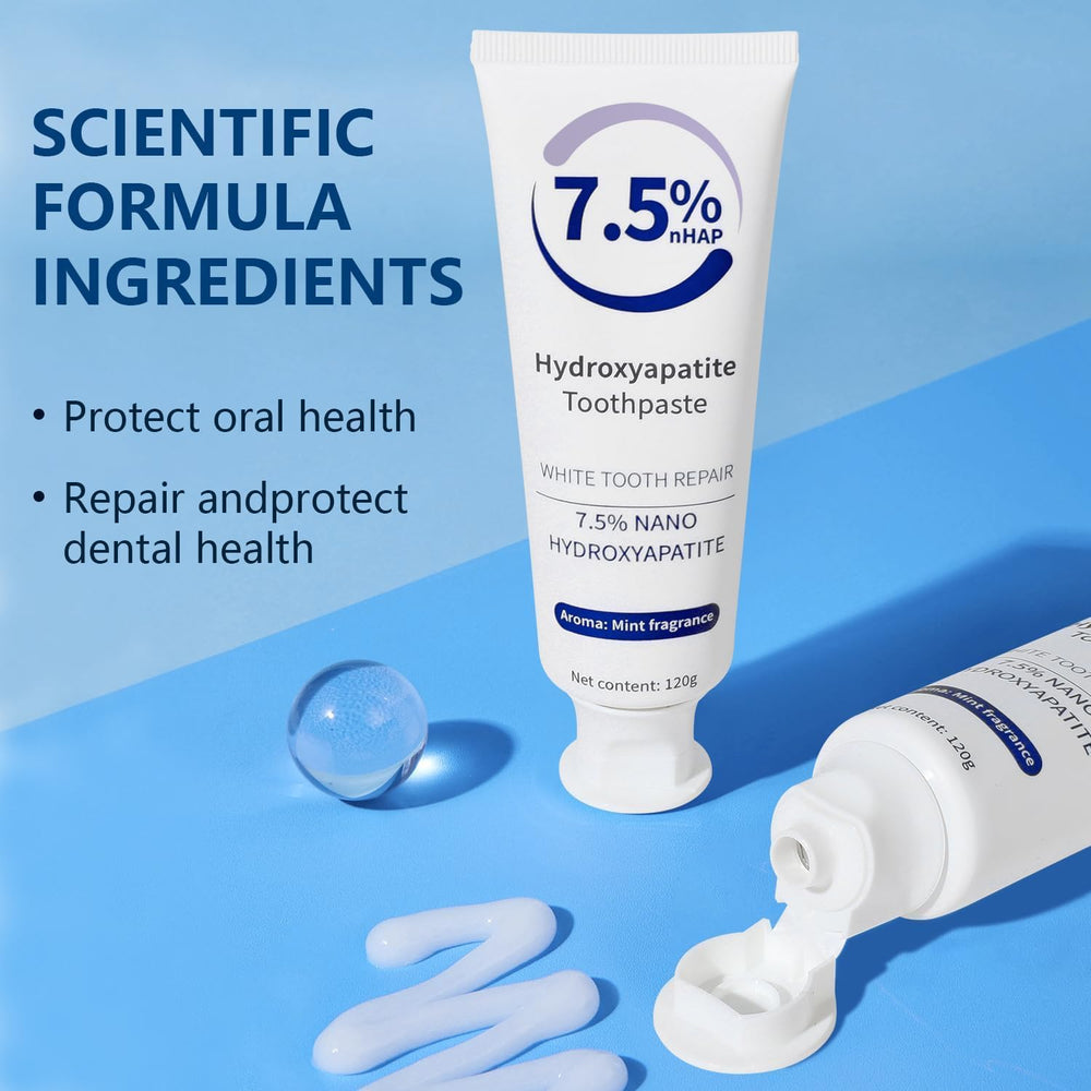 8.46oz toothpaste packaging and branding