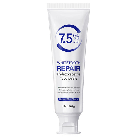 7.5% hydroxyapatite toothpaste offering enamel protection and tooth strengthening (4.23 oz)