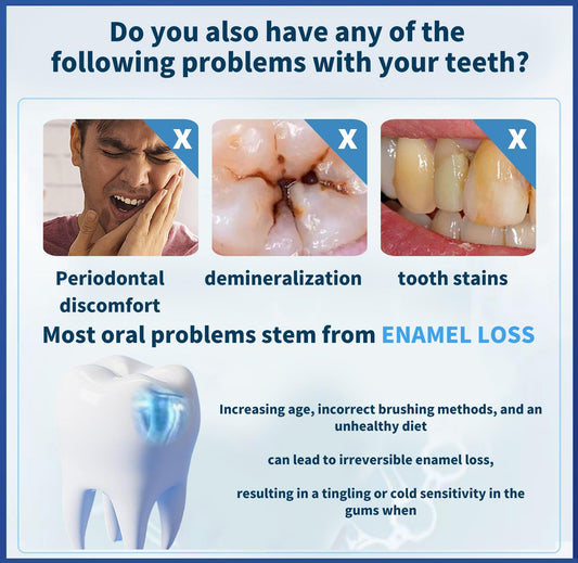 7.5% hydroxyapatite enamel protection toothpaste