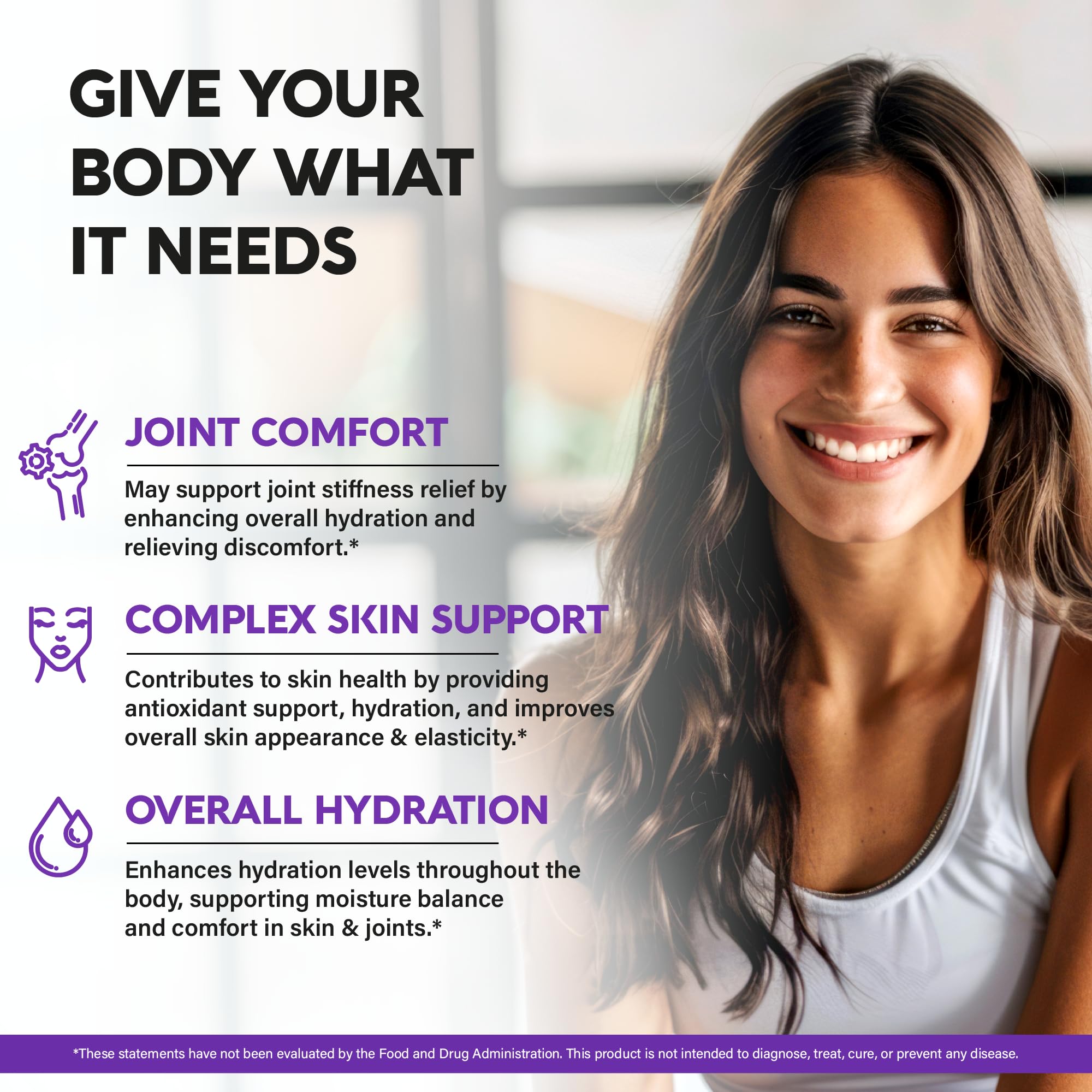 7-in-1 Hydration blend ingredients collage