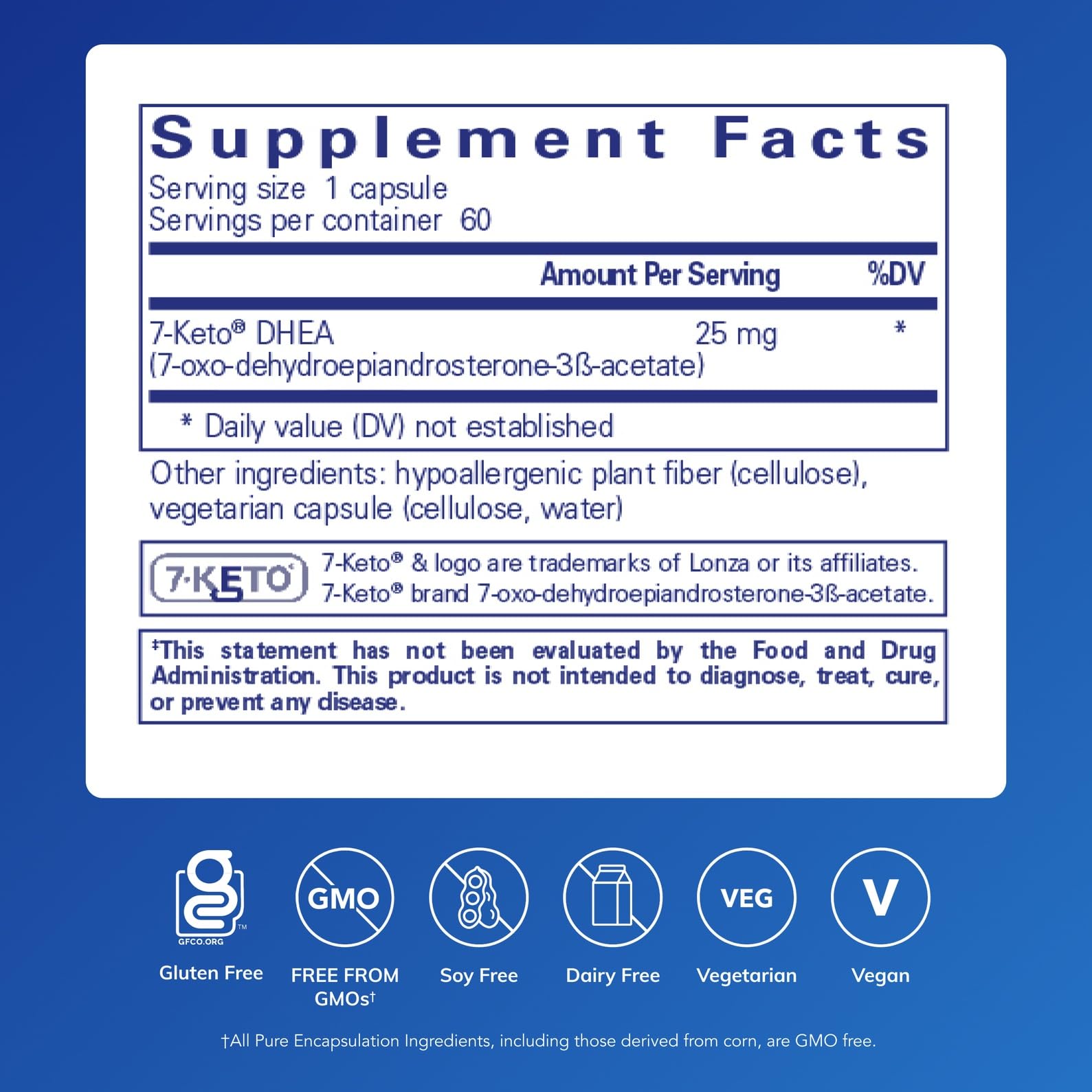 Diagram illustrating enhanced absorption of 7-Keto DHEA