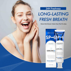 7-Pro whitening toothpaste with probiotic formula