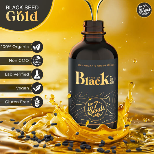 7 Seeds Black Seed Oil packaging