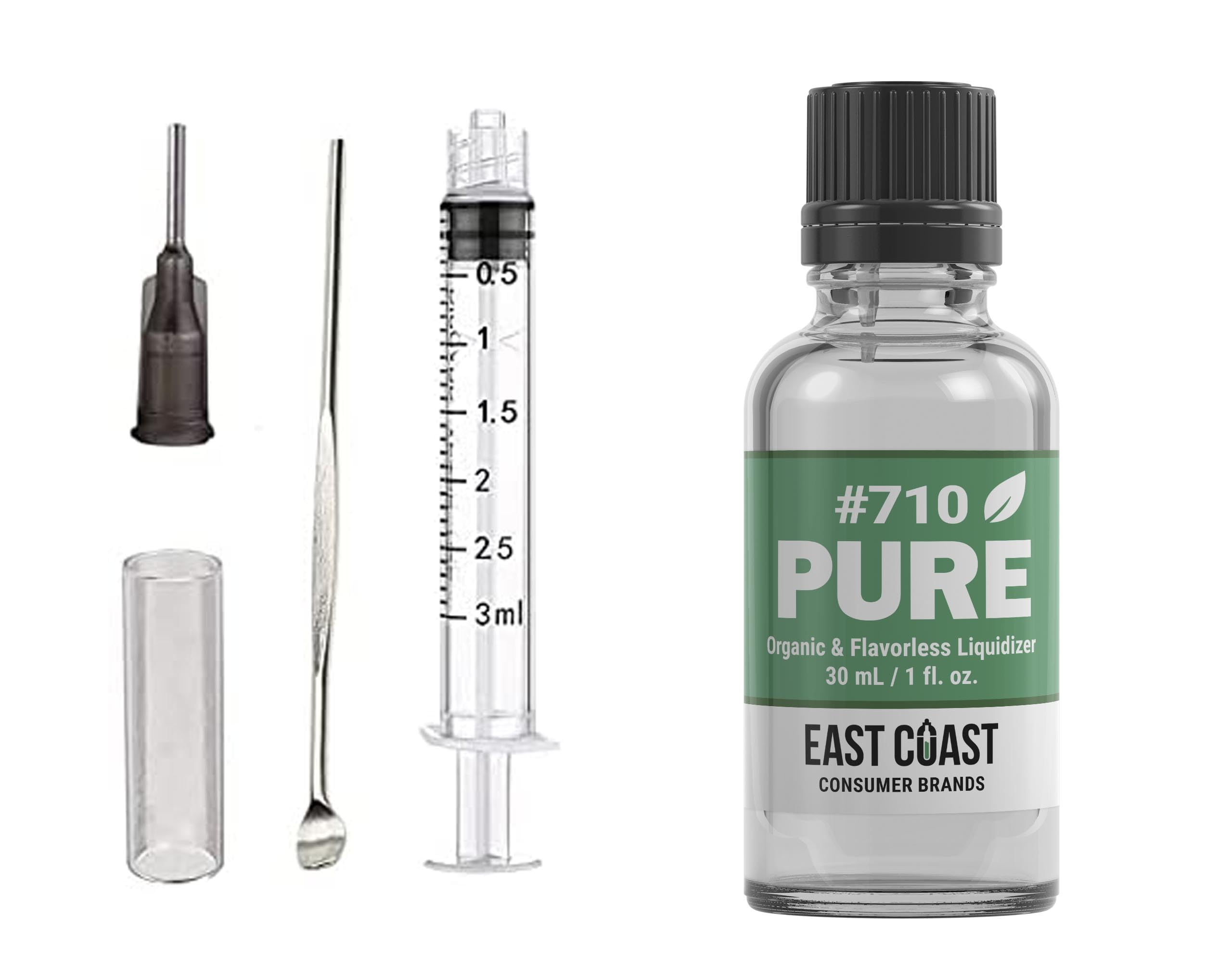 710 Pure Flavorless Liquidizer (30 mL) with Tool Kit — odorless and tasteless, USA-made