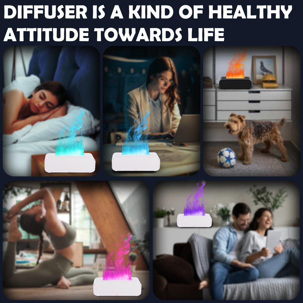Gift-ready fireplace diffuser with oils sold separately