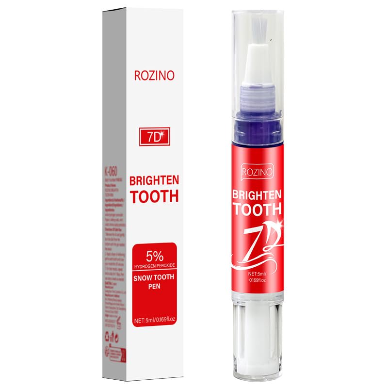 Front view of 7D Brighten Tooth Whitening Pen with Snow Formula