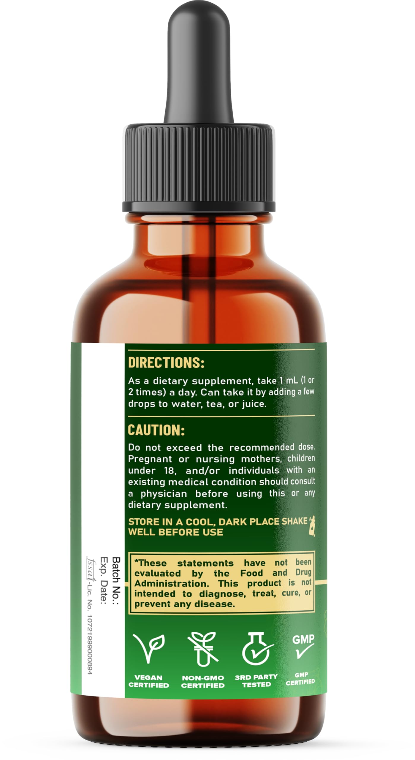 Product packaging and branding for 7in1 drops