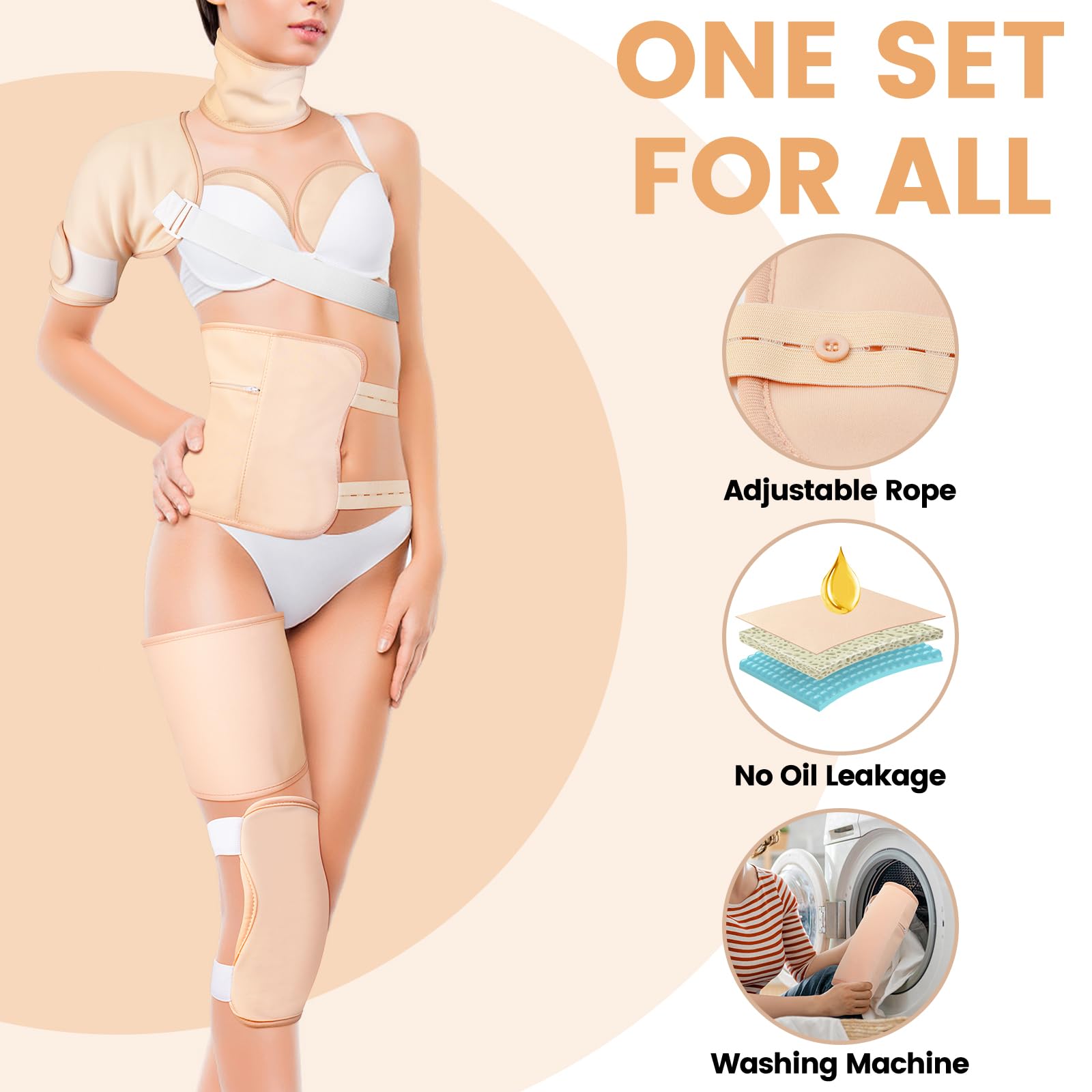 Castor oil pack wrap for chest