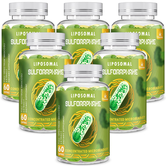 Product label for 800 mg Liposomal Sulforaphane
