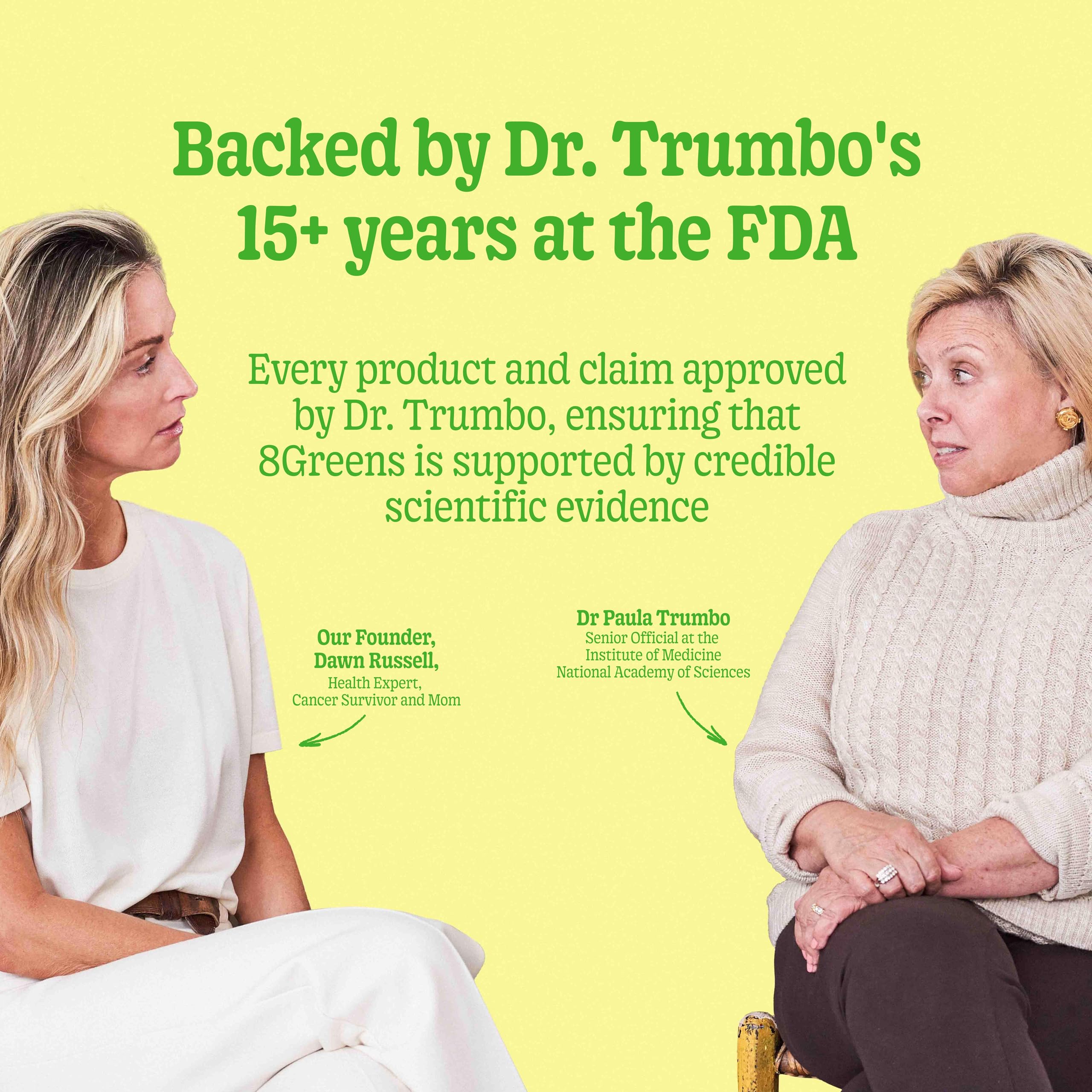 Graphic highlighting spirulina and chlorella in the blend