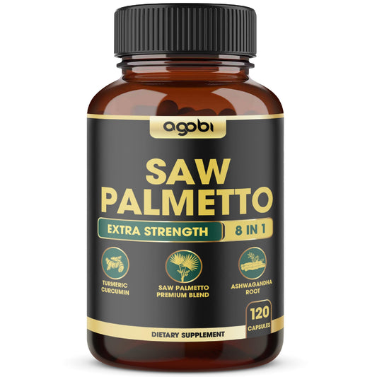 Bottle of 8in1 Saw Palmetto Prostate Support supplement