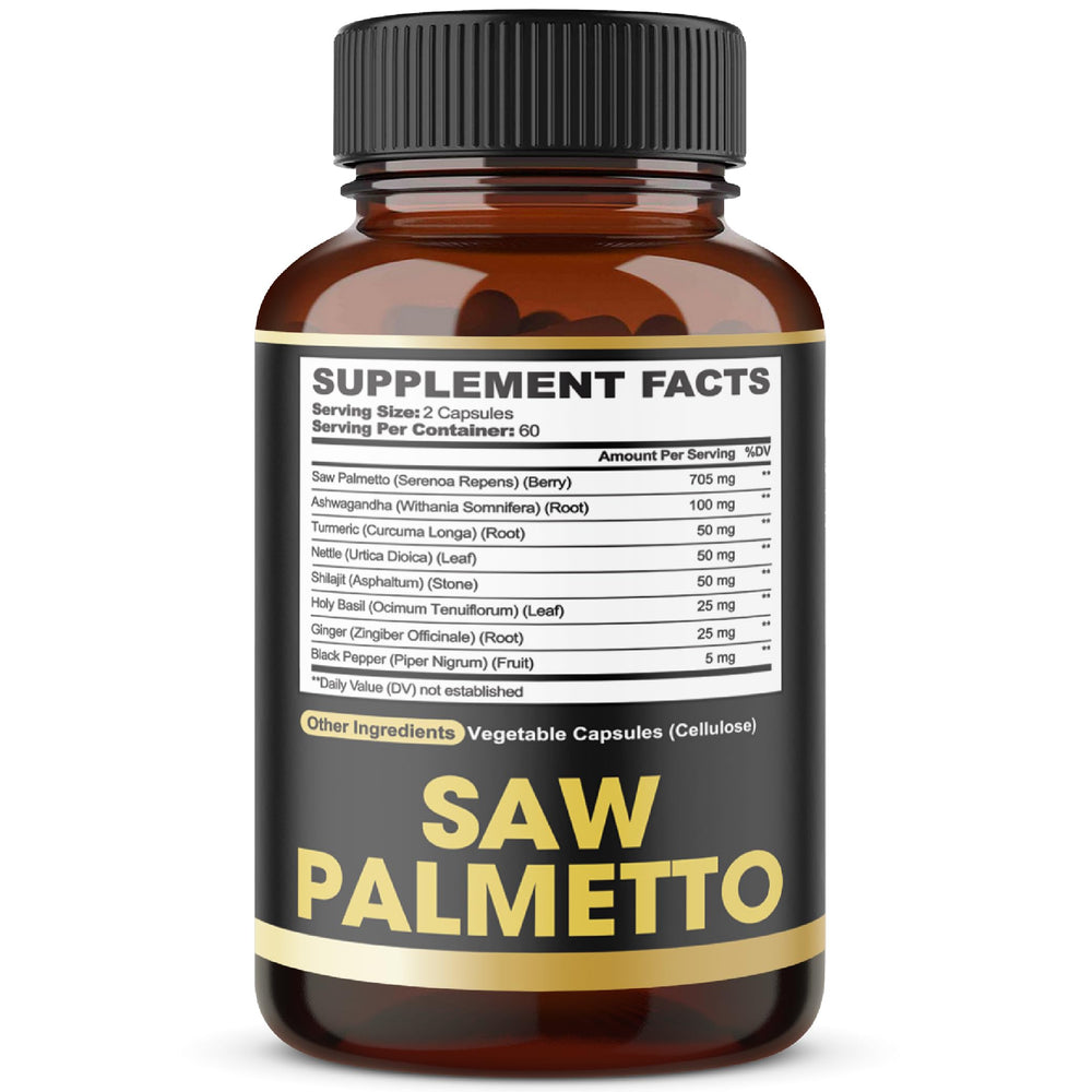 Capsules next to ingredients showcasing 8-in-1 blend
