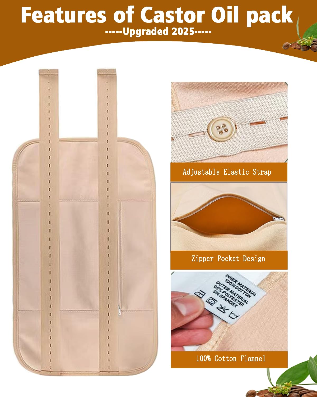 Castor oil pack for feet (2)