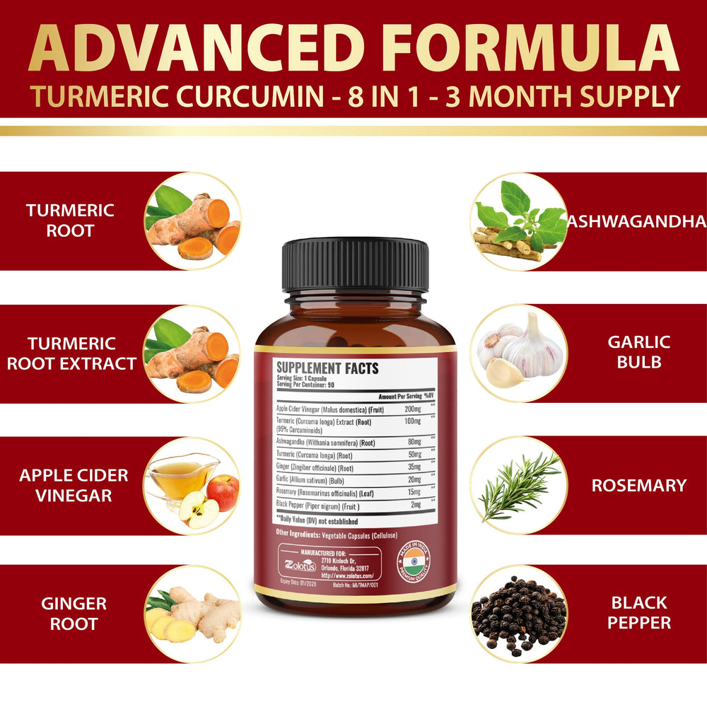 Bottle containing 90 capsules for a 3-month supply