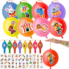 91BALLOONS carnival punch balloons 18-inch for lively games and colorful party decor.