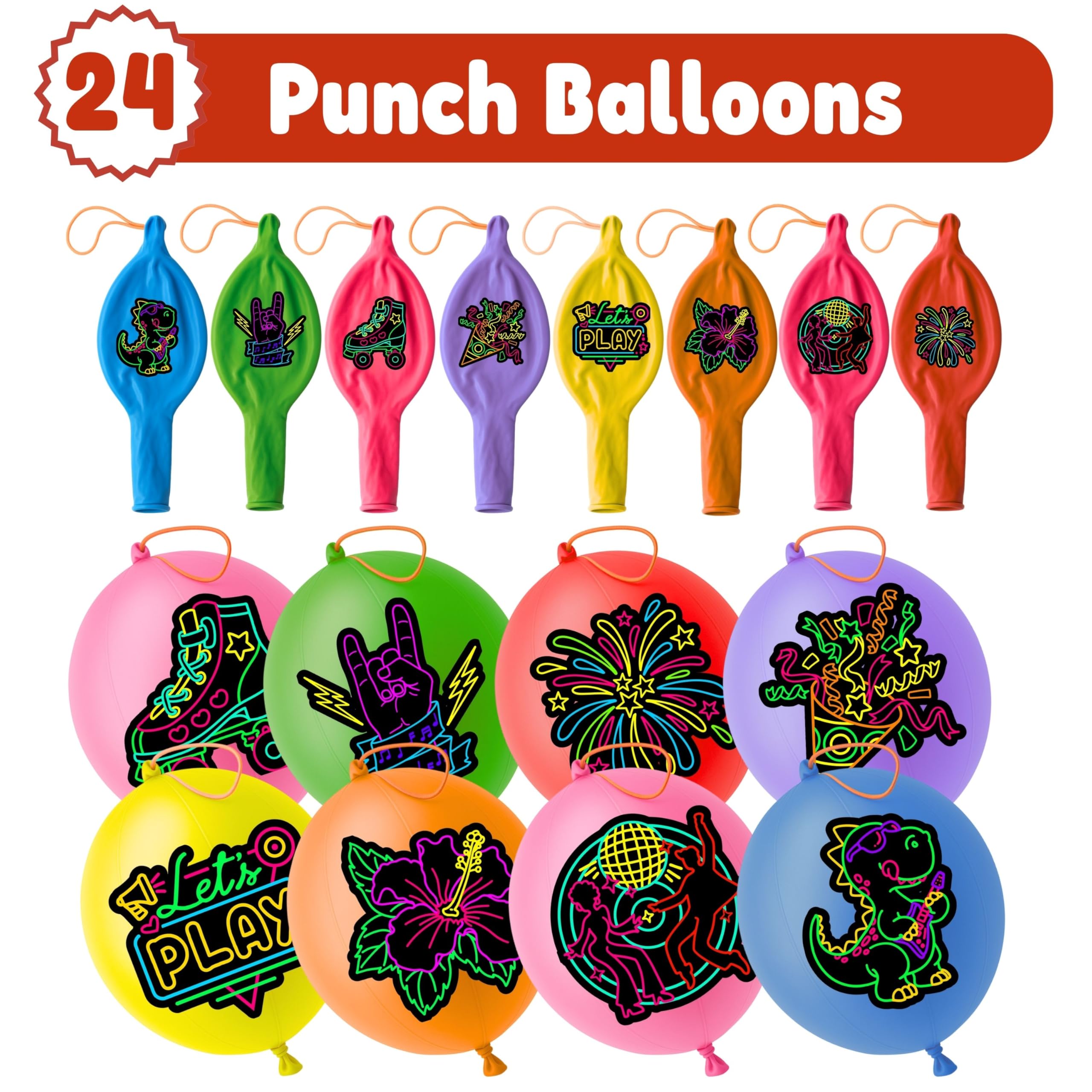 91BALLOONS durable natural latex balloons endure high-energy games.