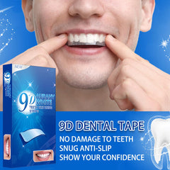 Person’s bright smile after whitening