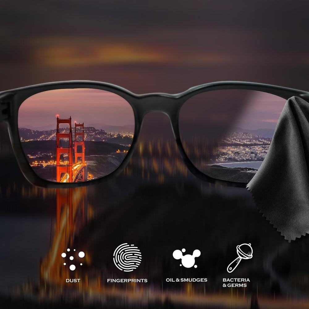 Cloth used on glasses, lenses, phones, and screens
