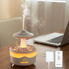 AChoice4U UFO Raindrop essential oil diffuser, 350ml, white