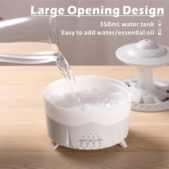 Plug-in diffuser with DC adapter for bedroom/office, white
