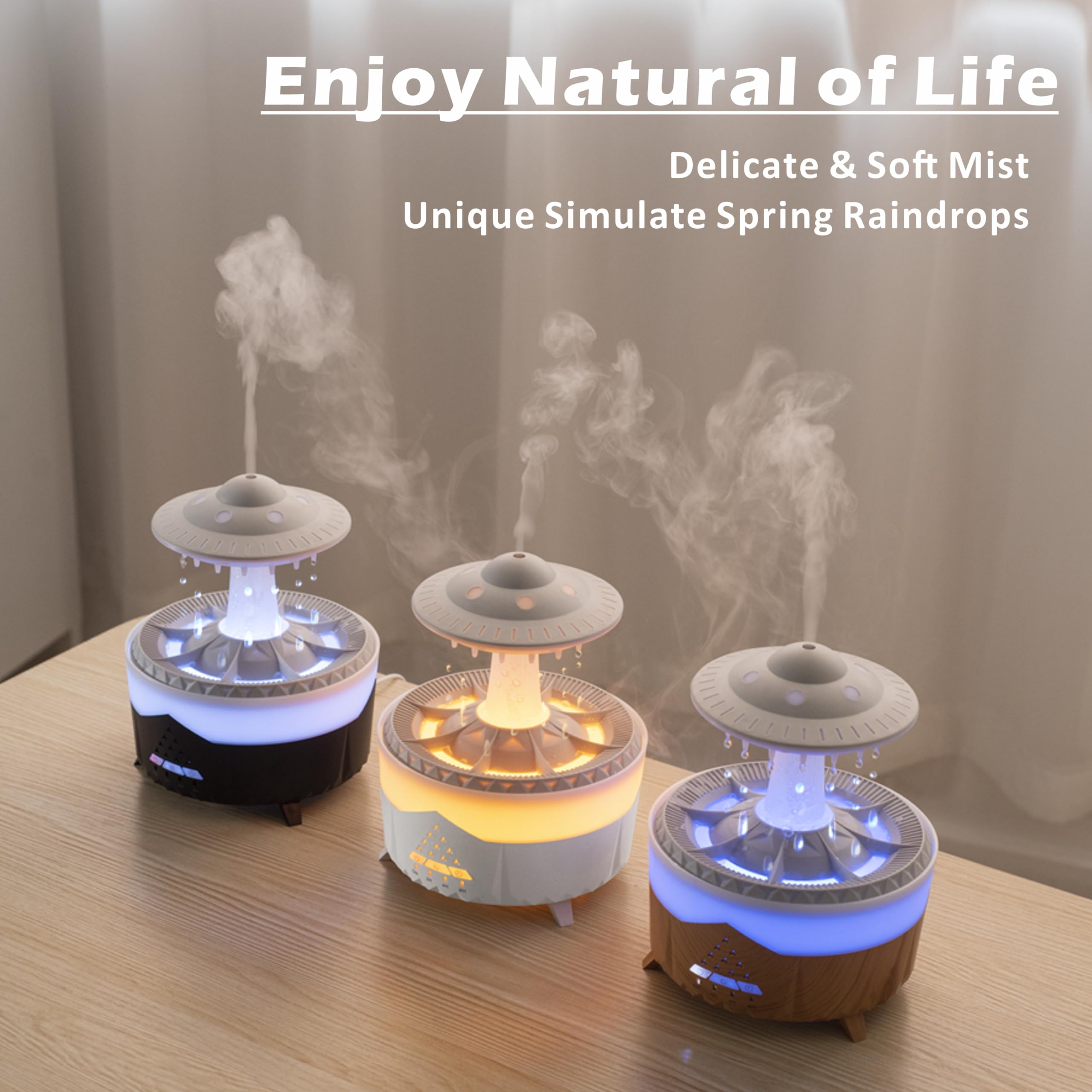 White AChoice4U diffuser on an office desk