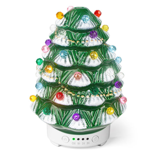 ARVIDSSON Christmas Tree ceramic essential oil diffuser front view