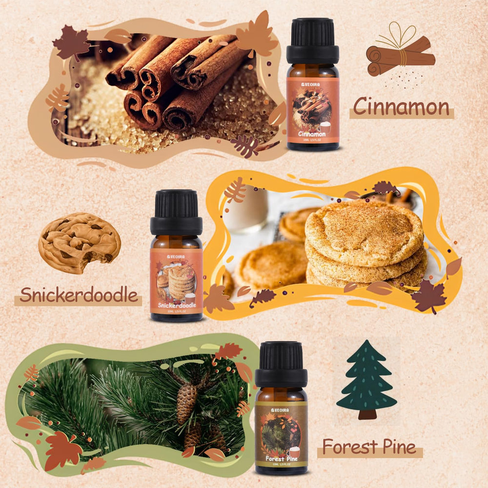 AVEOIRA Autumn Fragrance Oils Set forest pine bottle