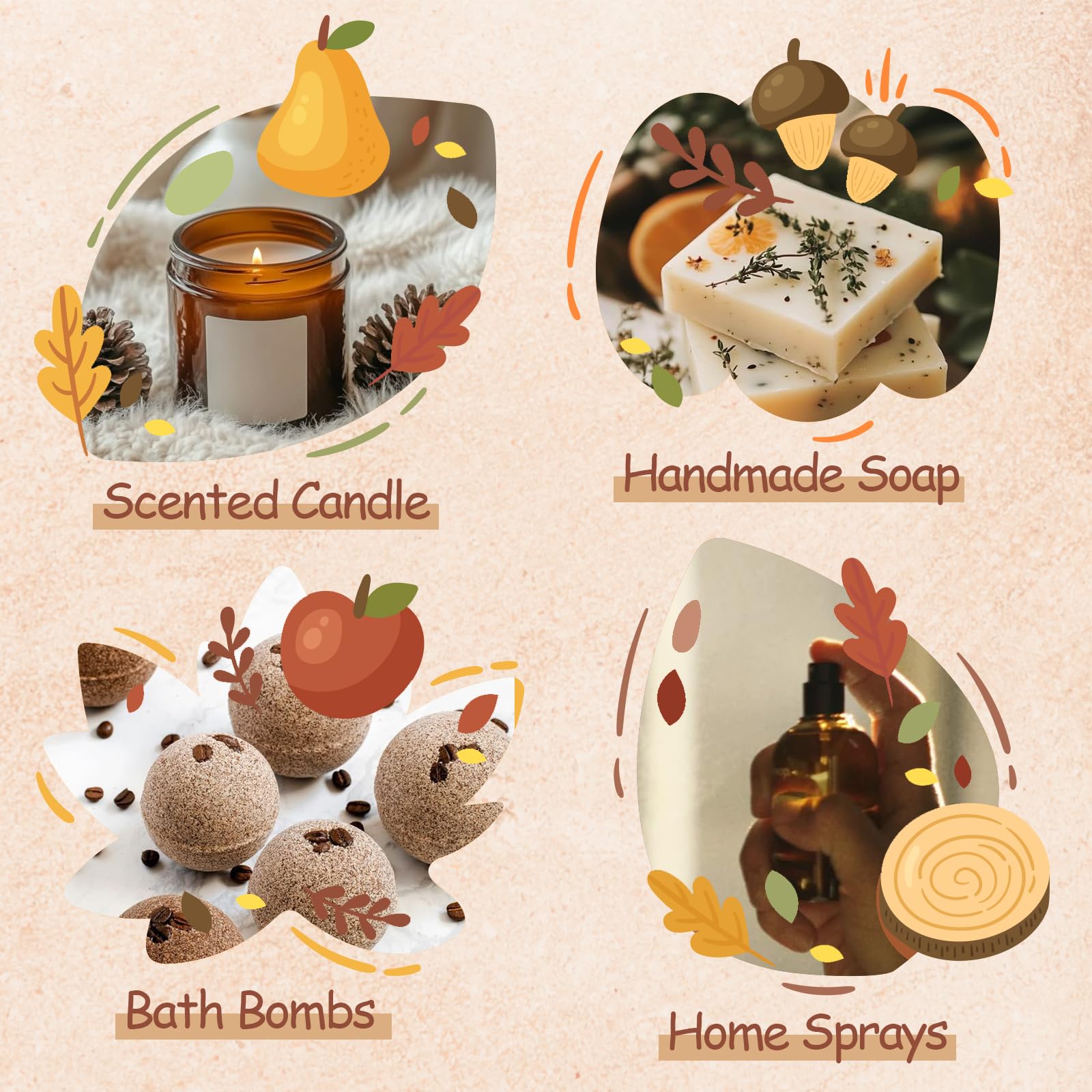 AVEOIRA Autumn Fragrance Oils Set snickerdoodle bottle