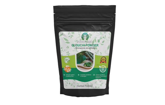 Guduchi powder 100g packaging close-up