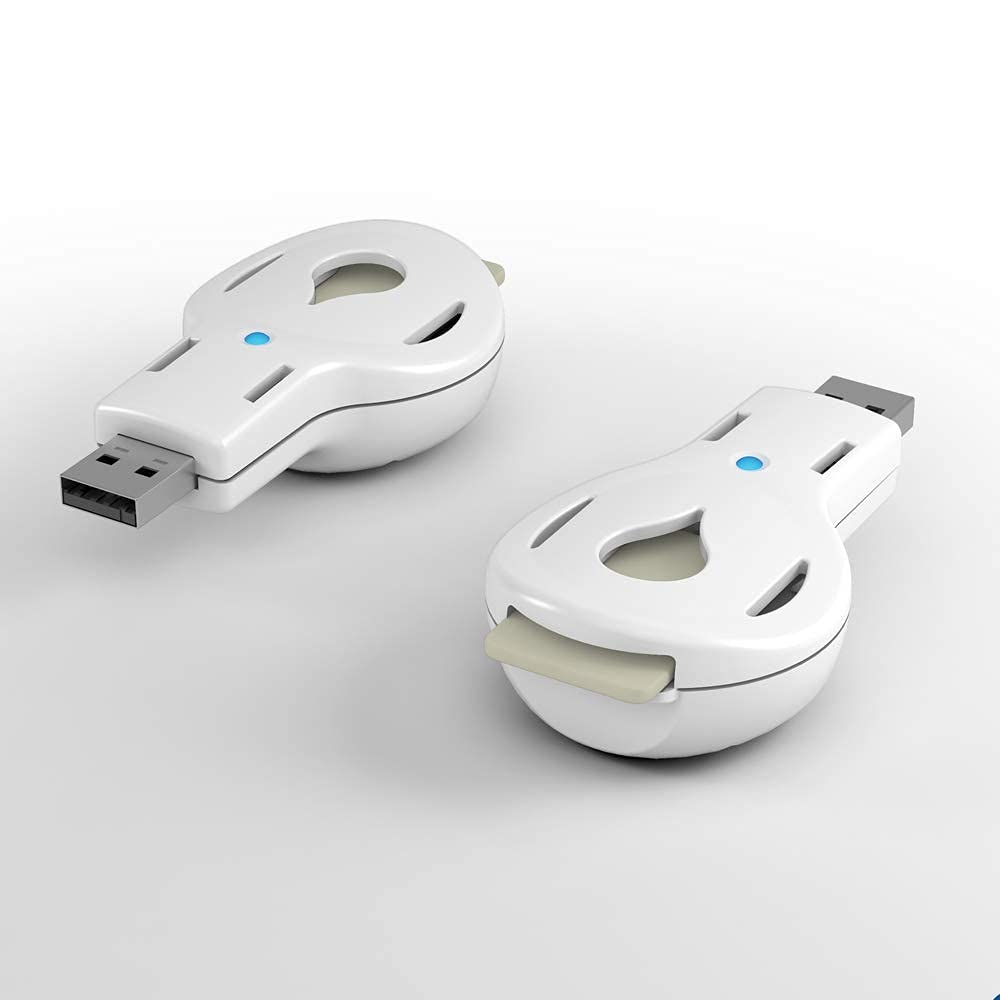 Aromakey USB Aromatherapy Diffuser White with refill pads