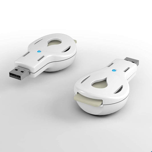 Aromakey USB Aromatherapy Diffuser White with refill pads