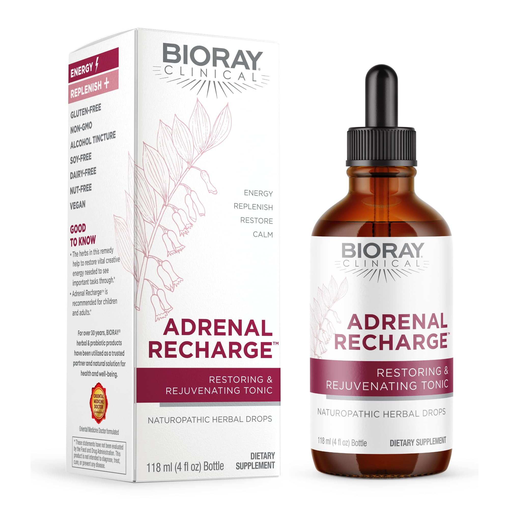 BIORAY Adrenal Recharge bottle - 4 oz