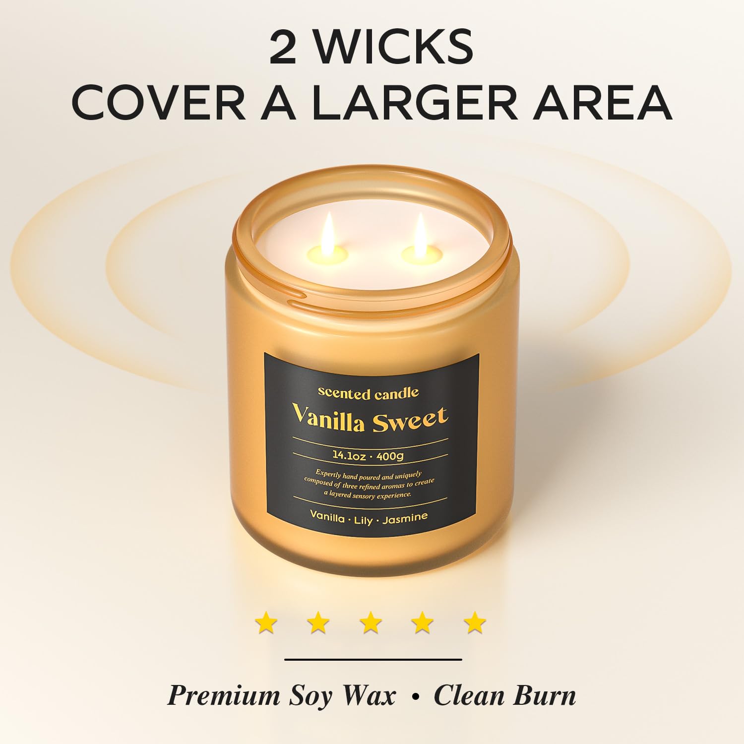 Gift-ready CHILLFLAME Vanilla Candle packaging