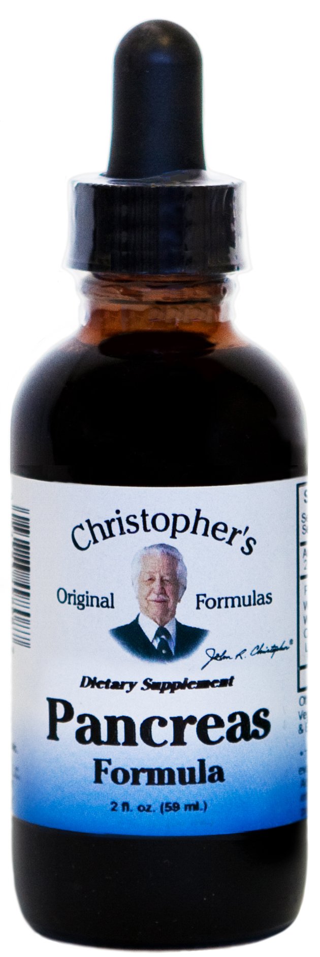 Christopher’s Original Formulas Pancreas Formula Extract bottle with 2 oz (59 ml)