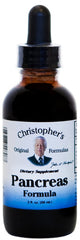 Christopher’s Original Formulas Pancreas Formula Extract bottle with 2 oz (59 ml)