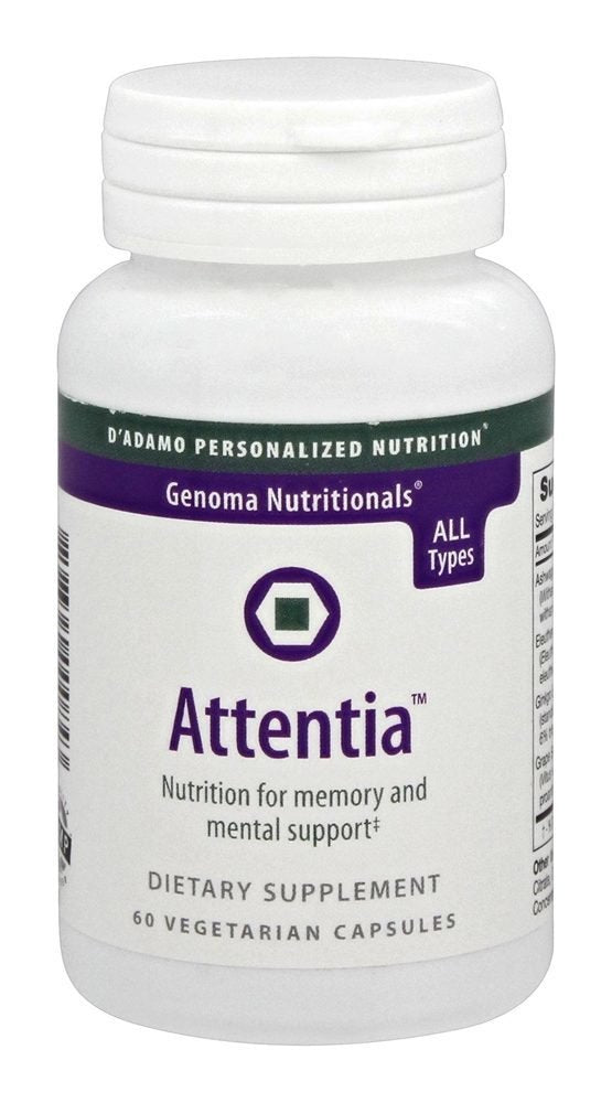 D'Adamo Attentia 60 Count bottle front view
