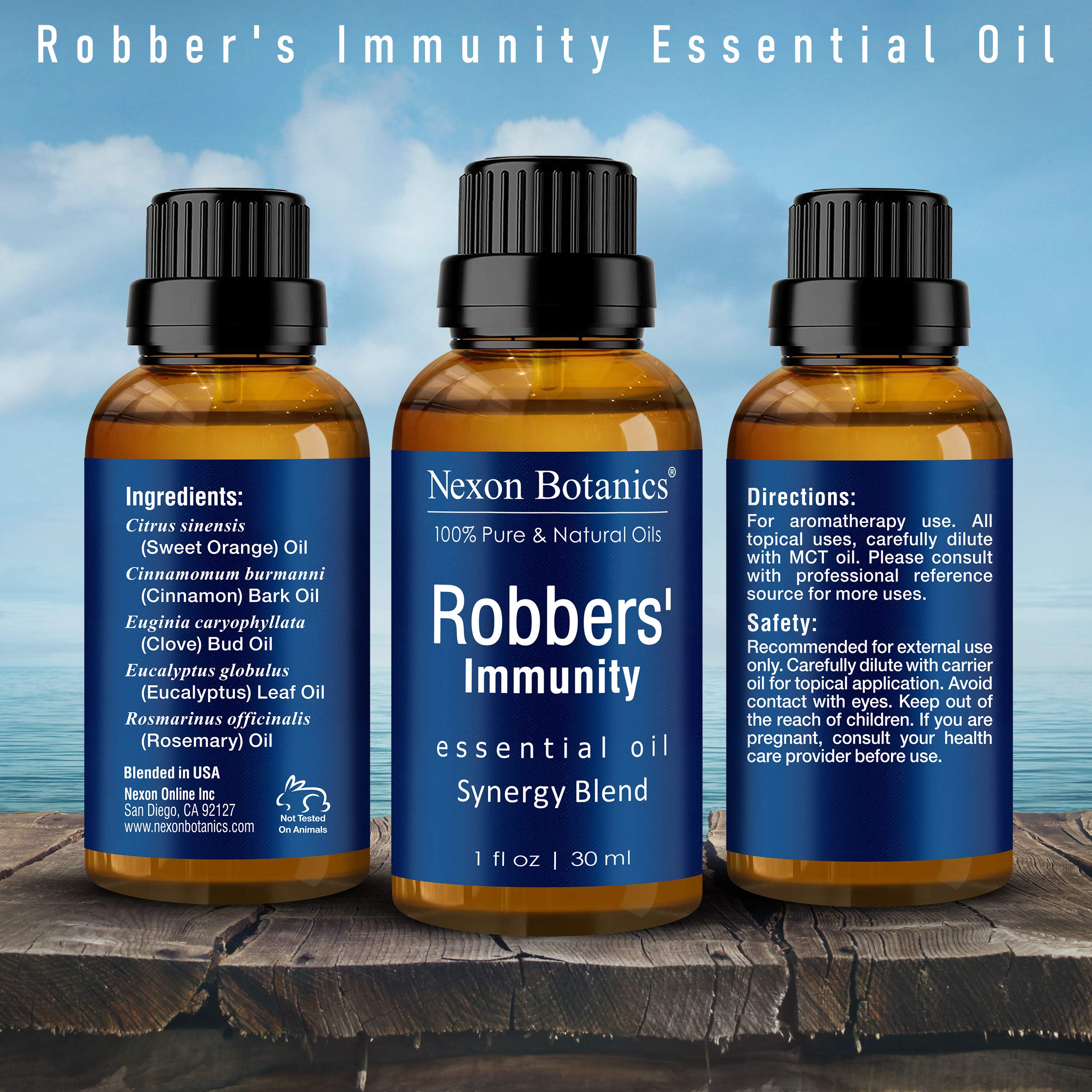 DIY personal care using Robbers Immunity blend