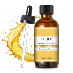 EUQEE Amber Romance Fragrance Oil bottle 60ml close-up
