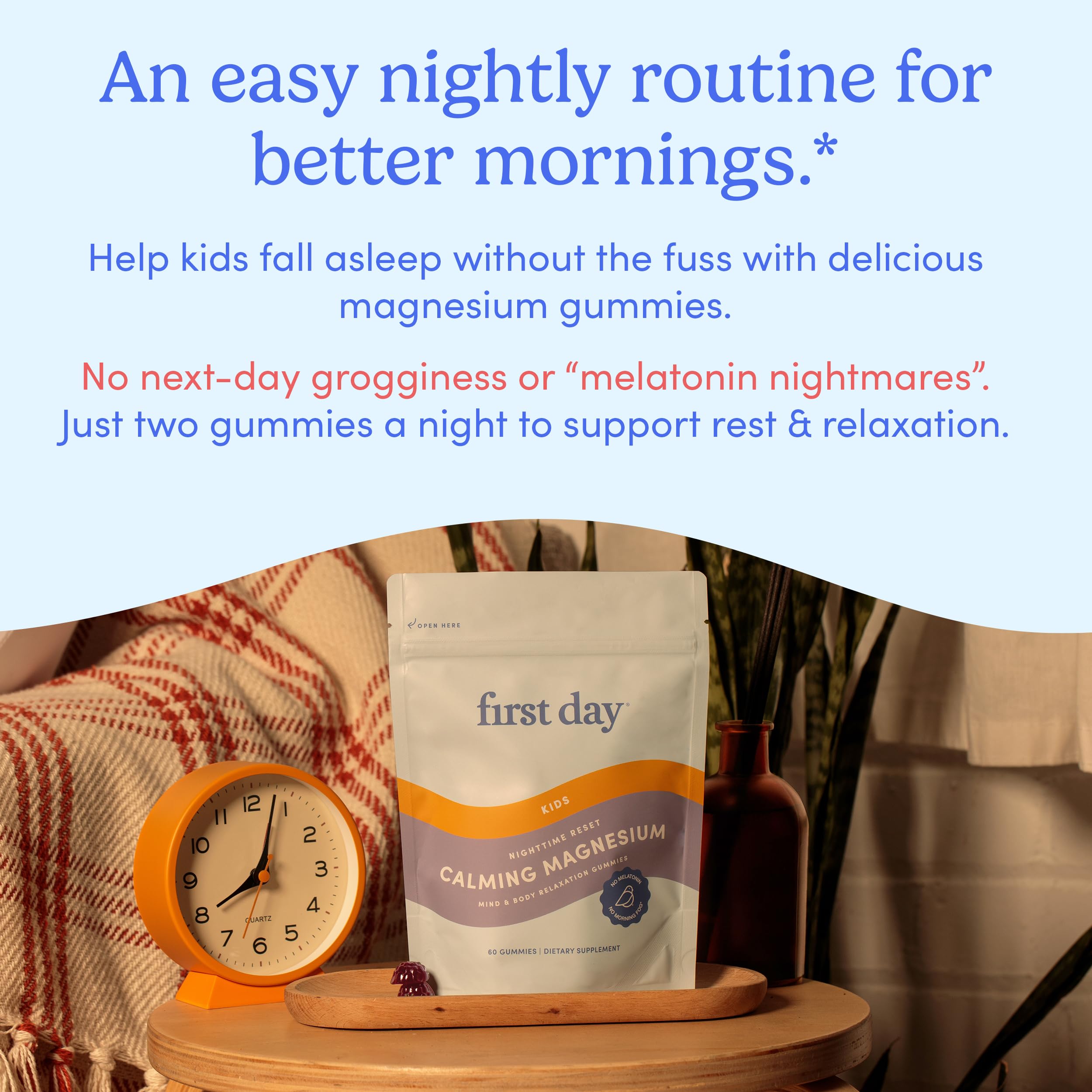 No melatonin disclaimer on packaging
