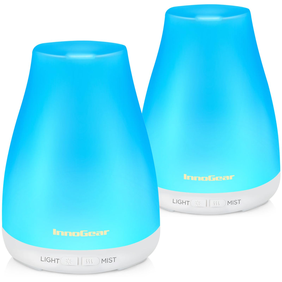 InnoGear Essential Oil Diffuser 2-Pack on white background
