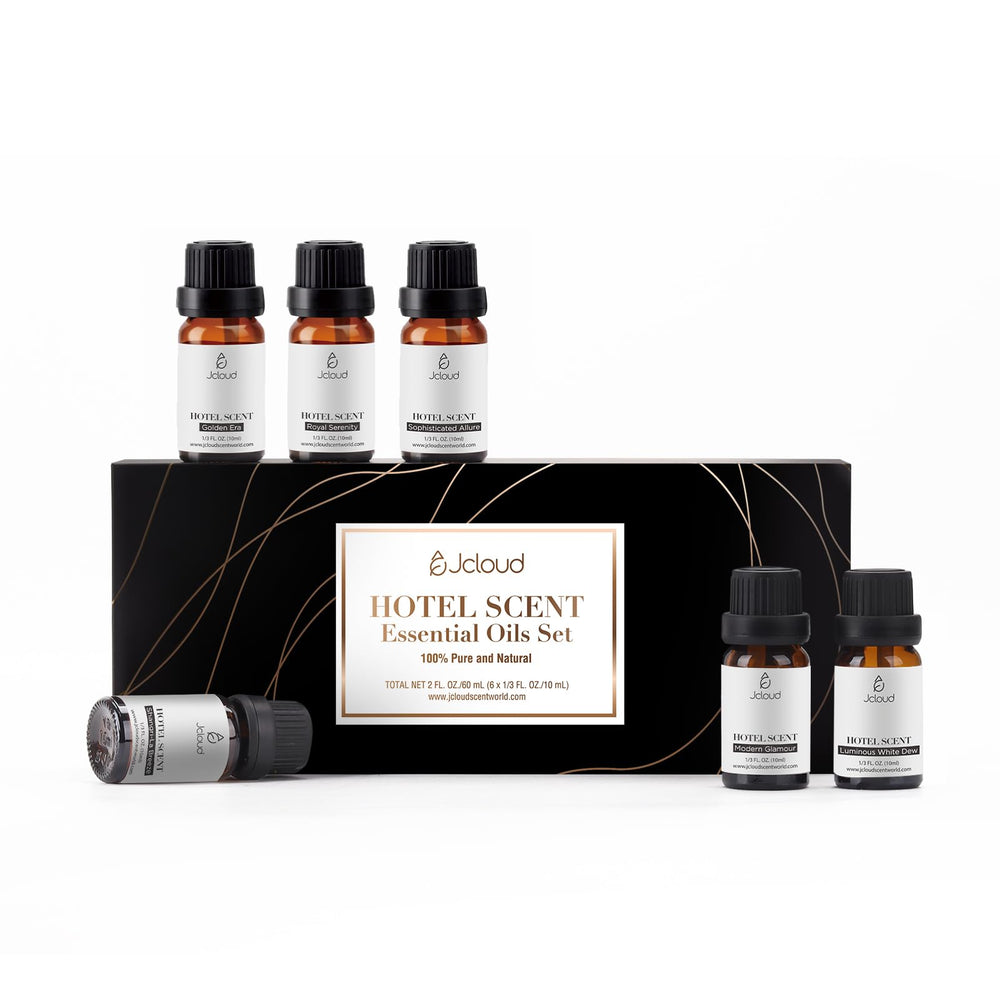 JCLOUD Hotel Diffuser Oils Set - 6x10ml bottles