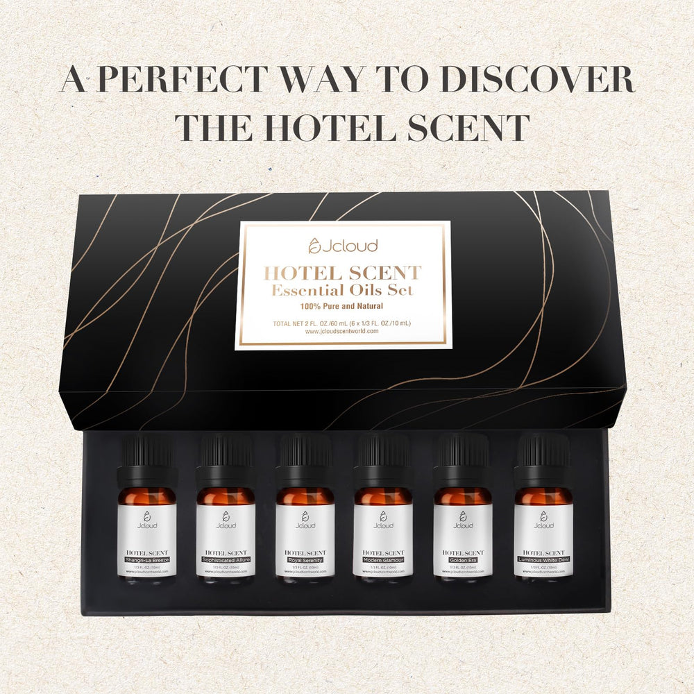 Six 10ml essential oil bottles from JCLOUD set