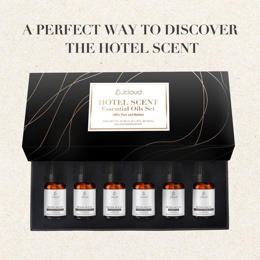 Six 10ml essential oil bottles from JCLOUD set