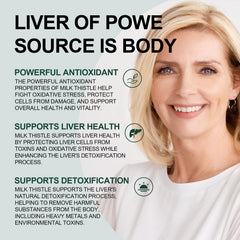 Liver health and detox concept illustration